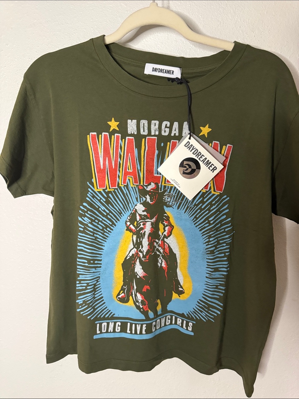 Daydreamer Olive Morgan Wallen Graphic Tee NWT Medium